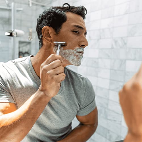 Oars + Alps Men's Shaving Cream - Moisturizing Aloe & Coconut Oil, Fresh Ocean Splash - 3.4 Oz - Image 6