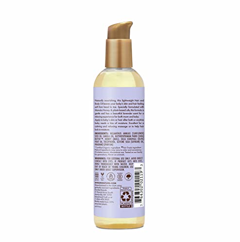 SheaMoisture Baby Body Oil - Moisturizes Delicate Skin & Hair, Manuka Honey & Lavender - 4.1oz - Image 11
