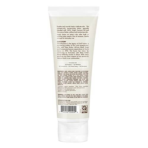 SheaMoisture Baby Lotion - Hydrating Coconut Oil & Shea Butter, Gentle for Sensitive Skin - 8oz - Image 2