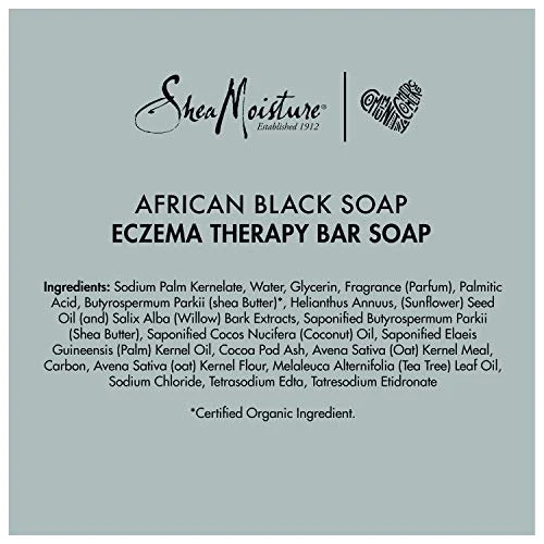SheaMoisture African Black Soap - Soothes Eczema, Gentle Cleanse with Shea Butter & Aloe - 5oz - Image 4