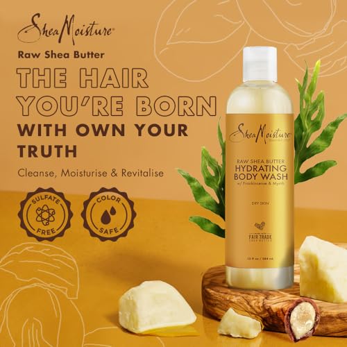 SheaMoisture Body Wash - Hydrates & Softens Skin with Raw Shea Butter, 13 fl oz - Image 7
