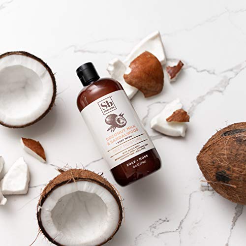 Soapbox Coconut Milk & Sandalwood Body Wash - Cleansing & Nourishing, 16 fl oz - Image 2
