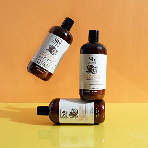 Soapbox Coconut Milk & Sandalwood Body Wash - Cleansing & Nourishing, 16 fl oz - Image 4