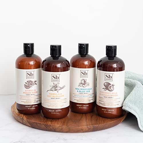 Soapbox Coconut Milk & Sandalwood Body Wash - Cleansing & Nourishing, 16 fl oz - Image 5