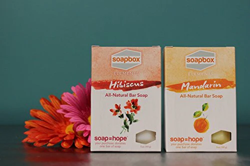 SoapBox Soaps All-Natural Bar Soap - Vegan & Cruelty-Free, Hibiscus Scent - 5oz, Donates 1 Bar - Image 2