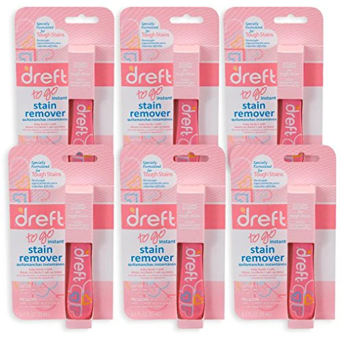 Downy Dreft Stain Remover Pen - Removes Tough Baby Stains, Safe for All Fabrics - 0.7 oz, 6 Pack