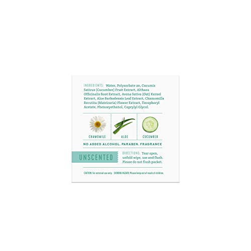 Stall Mates Adult Hygienic Wipes - Flushable, Hypoallergenic, Aloe & Chamomile - 30 Singles - Image 7