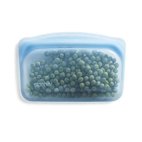 Stasher Silicone Storage Bag Set - Leakproof, Versatile, BPA-Free - 2 Pocket & 1 Snack Bag - Image 2