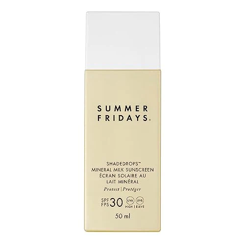 Summer Fridays ShadeDrops Mineral Sunscreen SPF 30 - Lightweight, Zinc Oxide, 1.7 Fl Oz