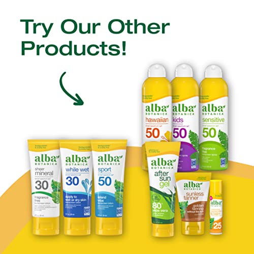 Alba Botanica Sunscreen Lotion - Broad Spectrum SPF 15, Water Resistant, Vegan - 3 fl oz - Image 6