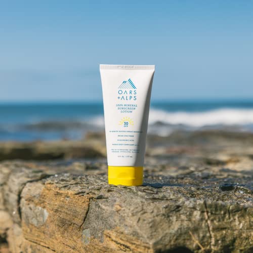 Oars + Alps Mineral Sunscreen Lotion SPF 30 - Hydrating, 80 Min Water Resistant - 6 Fl Oz, 2 Pack - Image 8