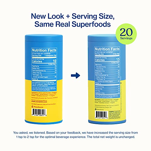Sunwink Superfood Powder - Supports Digestion & Detox, Organic Ingredients - 4.2oz, 20 Servings - Image 9