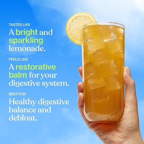 Sunwink Sparkling Digestion Lemonade Tonic - Bloating Relief, Organic Ingredients - 12-Pack - Image 2