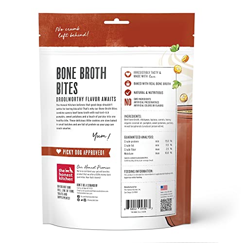 The Honest Kitchen Dog Treat - High Protein Bone Broth & Sweet Potato Bites, 8oz - Image 3