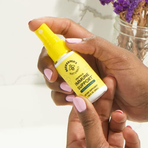 Beekeeper's Naturals Propolis Throat Spray - Natural Immune Support, Pesticide-Free - 1.06 oz - Image 5