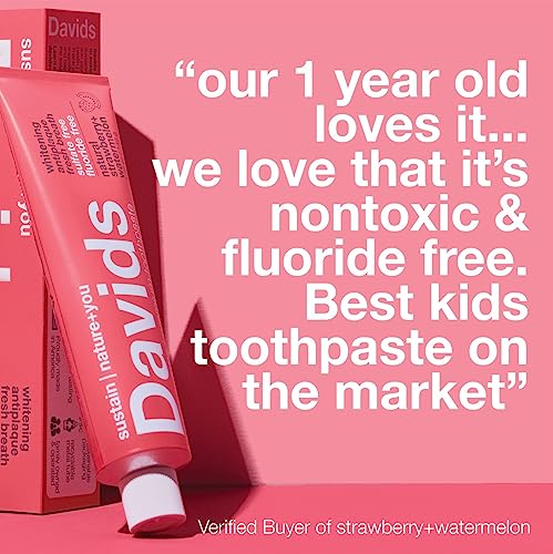 Davids Fluoride Free Toothpaste - Whitens Teeth, Promotes Enamel Health, Natural Flavor - 5.25oz - Image 6