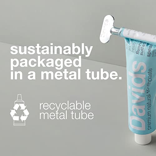 Davids Toothpaste - Fluoride-Free Whitening, Natural Spearmint, EWG Verified - 5.25oz - Image 9