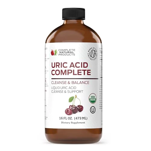 Complete Natural Products Uric Acid Supplement - Supports Kidney Health & Circulation - 16oz