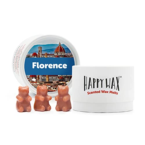 Happy Wax Bear Melts - Natural Summer Scent with Essential Oils, Long-Lasting - 4oz Tin