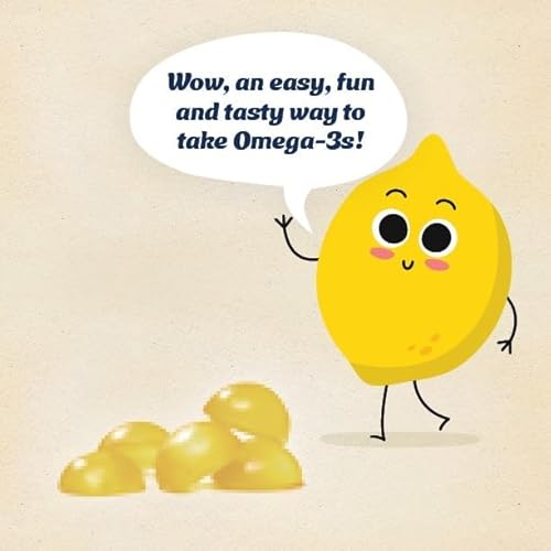 Wiley's Finest Kids Vegan Omega-3 Gummies - DHA & ALA for Kids, Gluten Free, Lemon Flavor - 30ct - Image 4